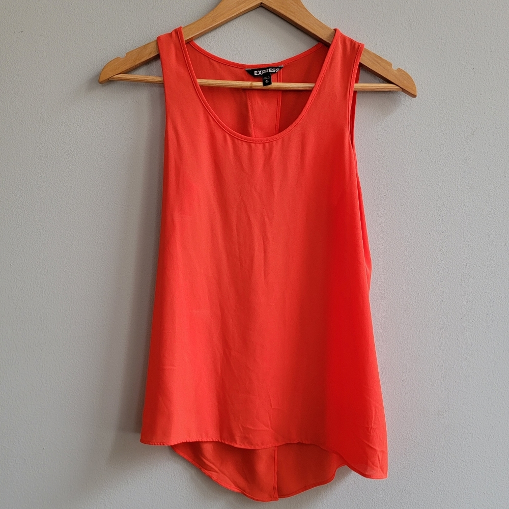 Express Neon Open Back Tank Size XS